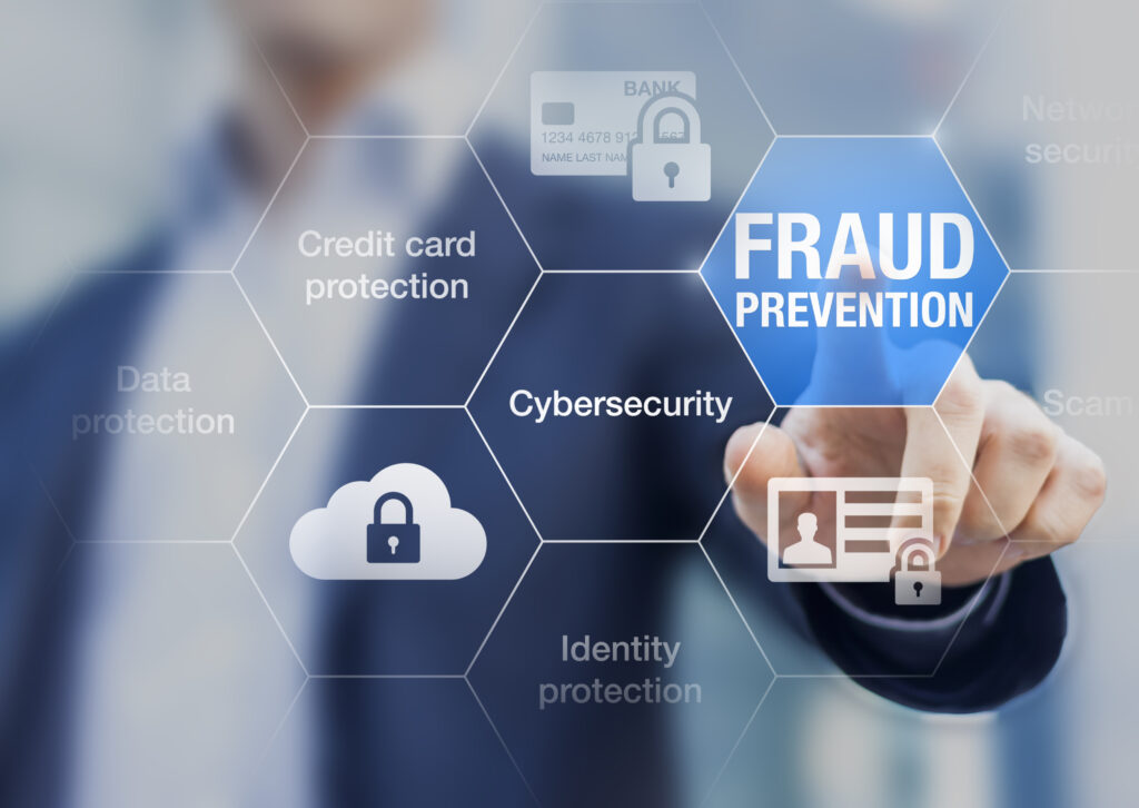 Fraud prevention graphic- Identity Theft Protection blog featured image