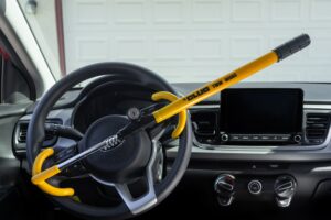 Image of steering wheel lock- Prevent Car Theft featured image
